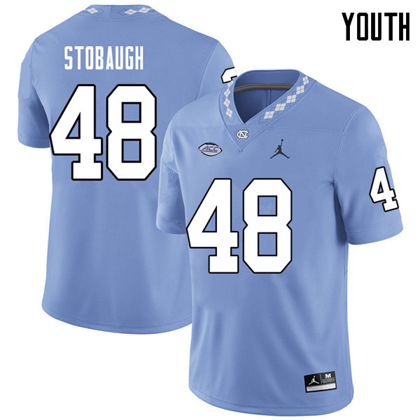 Jordan Brand Youth #48 Ben Stobaugh North Carolina Tar Heels College Football Jerseys Sale-Carolina